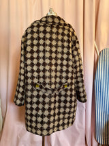 Neutral Brown Oversize Coat