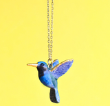 Hummingbird Porcelaine Necklace